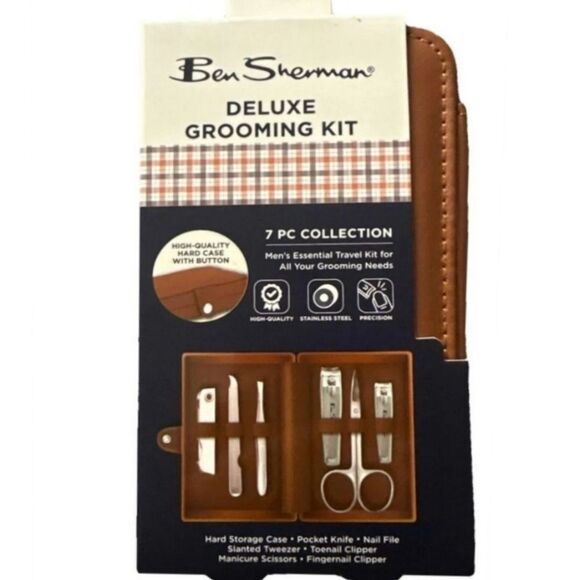 Ben Sherman Deluxe Grooming Kit 7PC Collection - Picture 1 of 5